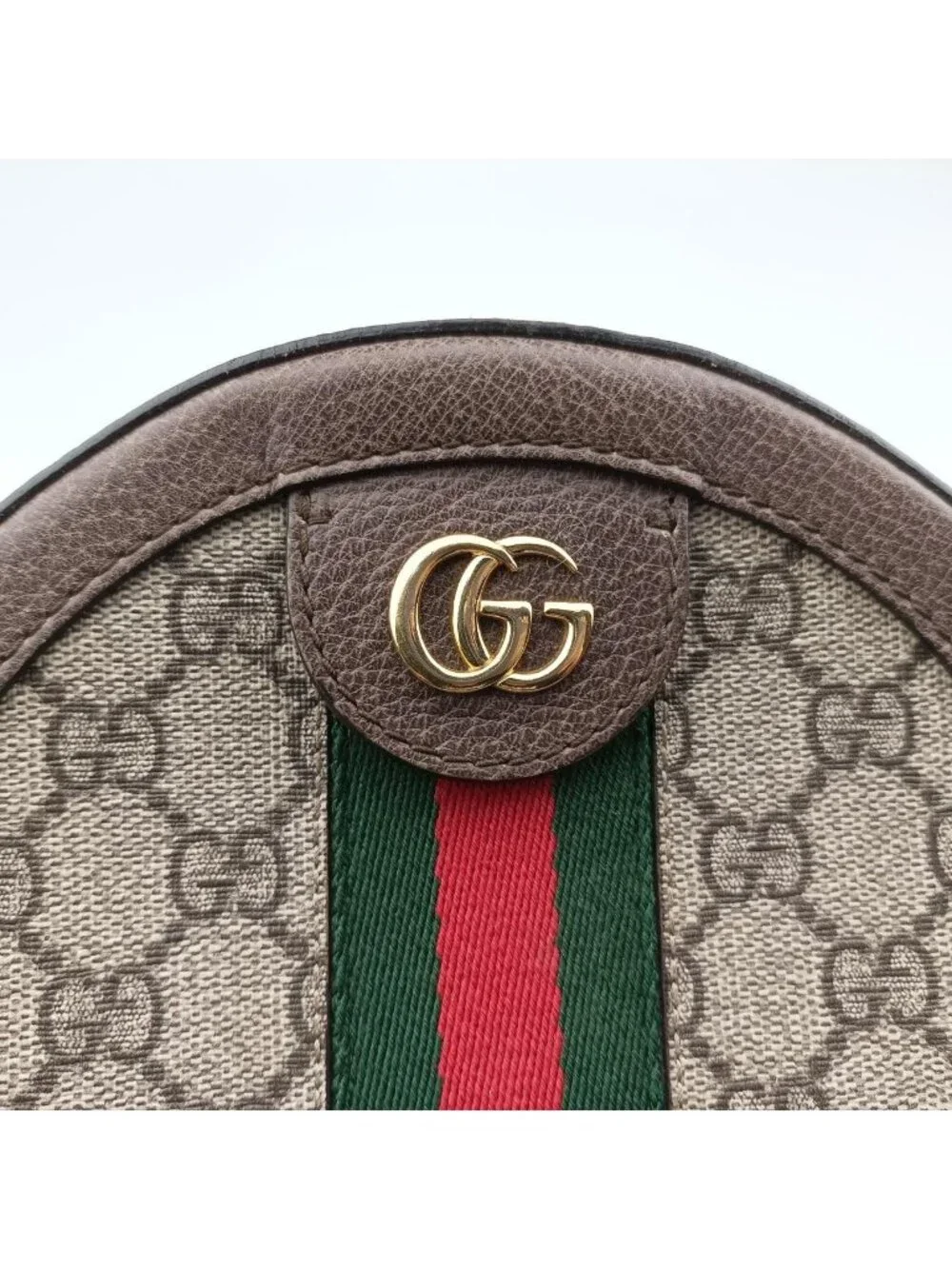Gucci Ophidia Brown Beige Multi Canvas Leather Shoulder
